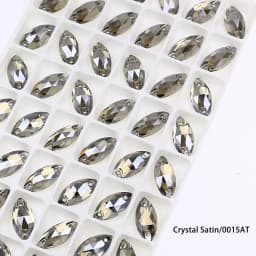 Horse Eye Glass Sew On Rhinestones Flatback Stones Colorful Diamond Sewing Rhinestones Loose Stones For Women Dress Clothes DIY