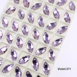 Horse Eye Glass Sew On Rhinestones Flatback Stones Colorful Diamond Sewing Rhinestones Loose Stones For Women Dress Clothes DIY