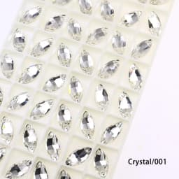 Horse Eye Glass Sew On Rhinestones Flatback Stones Colorful Diamond Sewing Rhinestones Loose Stones For Women Dress Clothes DIY