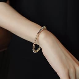 2025 New Classic Simple Copper Alloy Gold Colour Jewelry Bracelets Korean Fashion Accessories Girl's Unusual Bracelets For Women