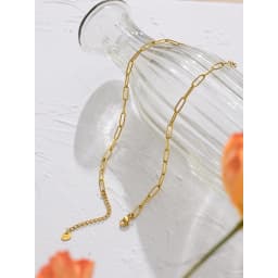 Yhpup Stainless Steel Natural Pearl Pendant Necklace Metal Chain High Quality Jewelry Gold Color Collar for Women Girls Gift