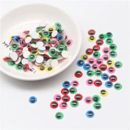 Color Movable Eye with Back Glue 6/8/10/12mm Creative Hand Craft Wiggly Eyeball Paste Kids DIY Googly Eyes Clay Accessories Toys