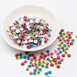 Color Movable Eye with Back Glue 6/8/10/12mm Creative Hand Craft Wiggly Eyeball Paste Kids DIY Googly Eyes Clay Accessories Toys