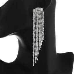 New high-quality zinc alloy rhinestone earrings jewelry drop earrings ladies personality temperament earrings princess hook earr