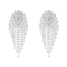 New high-quality zinc alloy rhinestone earrings jewelry drop earrings ladies personality temperament earrings princess hook earr