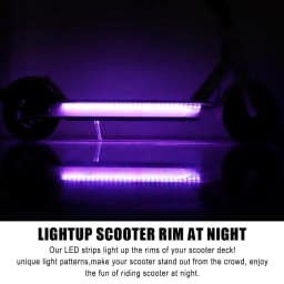 LED Strip Light Flashlight Bar Lamp For Xiaomi M365 pro for ninebot max G30 Electric Scooter Night Light Long Light Flash Model