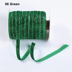 10Yards 10mm Multicolor Shimmer Velvet Ribbon Sparkle Glitter Ribbon for DIYCraft Hair Bow Wedding Decor Christmas Gift Wrapping