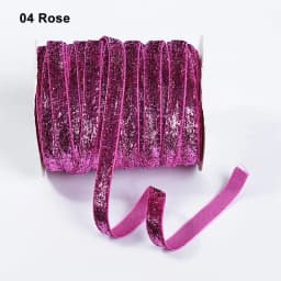 10Yards 10mm Multicolor Shimmer Velvet Ribbon Sparkle Glitter Ribbon for DIYCraft Hair Bow Wedding Decor Christmas Gift Wrapping