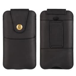 Cow Genuine Leather 7.2 Phone Pouch Belt Clip Case Holder For iPhone 17 16 15 14 Pro Max 13 12 11 X 8 Plus Men Waist Bag Holster