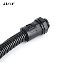 10/50PCS Plastic Corrugated Pipe Quick Hose Connector Joint AD10-AD54.5 M12/PG21 Nylon Bellows Tube End Fittings