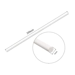 New 1Pcs White Poly Tetras Fluoro Ethylene Bar Environment-Friendly Non-Toxic DIY PTFE Plastic Rod 6mm-50mm Diameter PTFE Bar