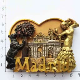 Europe Spain Valencia Madrid Fridge Magnets Tourist Souvenir Decoration Articles Handicraft Magnetic Refrigerator Collection