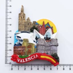 Europe Spain Valencia Madrid Fridge Magnets Tourist Souvenir Decoration Articles Handicraft Magnetic Refrigerator Collection