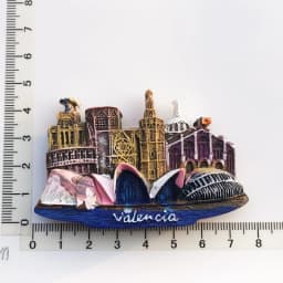 Europe Spain Valencia Madrid Fridge Magnets Tourist Souvenir Decoration Articles Handicraft Magnetic Refrigerator Collection