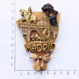 Europe Spain Valencia Madrid Fridge Magnets Tourist Souvenir Decoration Articles Handicraft Magnetic Refrigerator Collection
