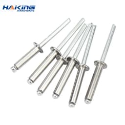 30/50pcsPopRivetsAluminiumM2.4M3.2M4M4.8DomeHeadBlindRivetsSteelShankMandrelExhaustRivets