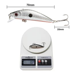 1PCS Laser Hard Crankbait Slow Sinking Fishing Lures 7cm 8.2g Pesca Japan Artificial Plastic Bait Wobbler Pike Fishing Tackle