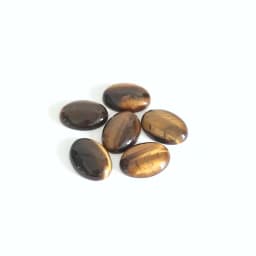10pcs Natural Stone Oval Flatback 10x14/13x18/18x25mm Tiger's Eye Cabochon For DIY Jewelry Making Earring/Barcelet Accessories