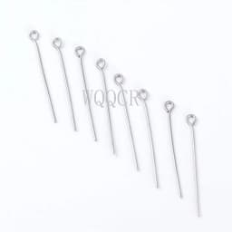 100pcs Real Pure Solid 925 Sterling Silver Needle Pins for DIY Jewelry Making Findings Earring Necklace Connector Part Base