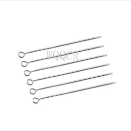 100pcs Real Pure Solid 925 Sterling Silver Needle Pins for DIY Jewelry Making Findings Earring Necklace Connector Part Base