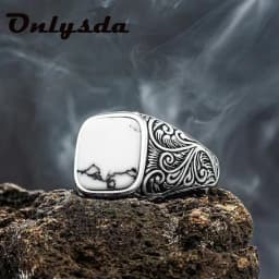 Dropshipping Vintage Luxury Crystal Larger 4colour Stone Ring Wedding Jewelry Engagement Rings For Man Women Anel Gift