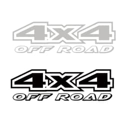 4X4 Off-road 4 Wheel Drive Car Stickers Styling Reflective Carved Door Trunk SUV Sticker Decal Racing Tuning