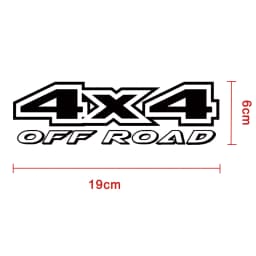 4X4 Off-road 4 Wheel Drive Car Stickers Styling Reflective Carved Door Trunk SUV Sticker Decal Racing Tuning