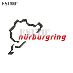 Car Styling Creative Funny Fashion Decal Nurburgring Motor Sport Racing Road PVC 3D Carving Sticker Whole Body Film Vinyl
