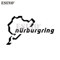 Car Styling Creative Funny Fashion Decal Nurburgring Motor Sport Racing Road PVC 3D Carving Sticker Whole Body Film Vinyl