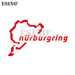 Car Styling Creative Funny Fashion Decal Nurburgring Motor Sport Racing Road PVC 3D Carving Sticker Whole Body Film Vinyl