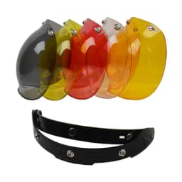 Universal Vintage Bubble Visor High Quality Open Face Motorcycle Helmet Visor 12 Color Available Retro helmet Windshield Shield