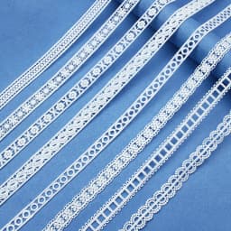 5yards White Cotton Embroidered Lace Trim Ribbons Fabric DIY Sewing Handmade Craft Materials Clothes Home Decoration