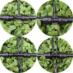 16mm PE Tubing Barb Connectors Tee Elbow End Plug Joints 1/2' X 3/8'' 1/4'' 1/8'' 6.0mm Pipe Reduced Coupling Tap Adapter