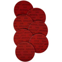 5 Inch Foam Dry Wet Sponge Sandpaper Disc Flocking Back Velvet 180-4000 Grit Abrasive Tools for Grinding Mirka Sandpaper