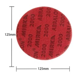 5 Inch Foam Dry Wet Sponge Sandpaper Disc Flocking Back Velvet 180-4000 Grit Abrasive Tools for Grinding Mirka Sandpaper