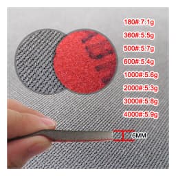 5 Inch Foam Dry Wet Sponge Sandpaper Disc Flocking Back Velvet 180-4000 Grit Abrasive Tools for Grinding Mirka Sandpaper
