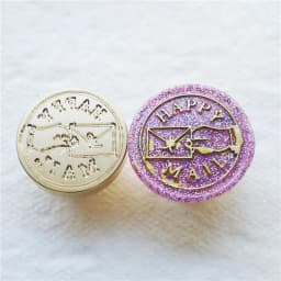 Greeting Stamp with Love Thank You Happy Birthday Christmas Handmade Wax Seal Stamp Retro Antique Sealing Wax Baby Friend Gifts