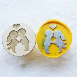 Greeting Stamp with Love Thank You Happy Birthday Christmas Handmade Wax Seal Stamp Retro Antique Sealing Wax Baby Friend Gifts