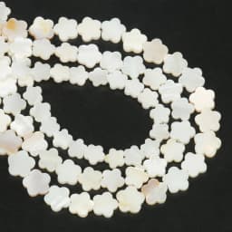 Natural White Flower Plum Shell Mother Of Pearl Loose Spacer Beads for Jewelry Making DIY Handmade Bracelet Necklace 6 8 10mm