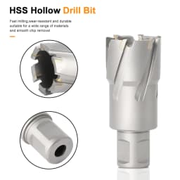 Diameter 12--60mm x 35mm TCT Annular Cutter With 3/4" Weldon Shank, 22 * 35mm Carbide Alloy Core Drill, 60 x 35mm Metal Hole Saw