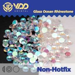 VDD 150 Shining Aurora/056 Transparent/057 Transparent AB Glass Non-hotfix Rhinestones Nail Art Crystal Stones DIY Decoration