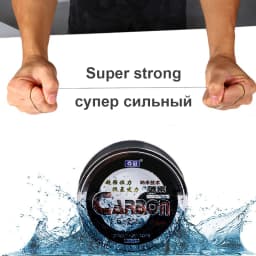 100M High Quality Black Fishing Line Super Strong Nylon Monofilament Fluorocarbon Wear-resistant Saltwater Carp Fishing Line