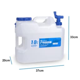 Desert&Fox Camping Bucket 10L/15L/18L/23L Water Container Bottle Car Buckets with Tap Outdoor Hiking Picnic Water Storage Tank