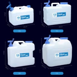 Desert&Fox Camping Bucket 10L/15L/18L/23L Water Container Bottle Car Buckets with Tap Outdoor Hiking Picnic Water Storage Tank