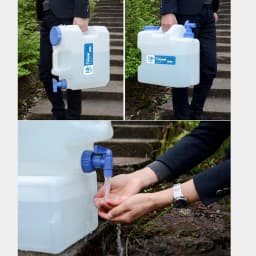 Desert&Fox Camping Bucket 10L/15L/18L/23L Water Container Bottle Car Buckets with Tap Outdoor Hiking Picnic Water Storage Tank