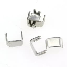 100Pcs/Lot Metal Non-slip Nylon Zipper Stopper High Quality Zipper Stopper For Repair Zipper Tailor Tools DIY Garment Pants