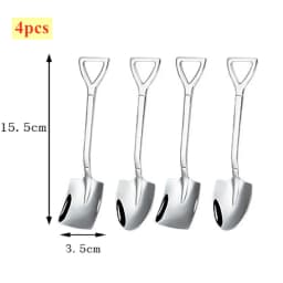 1/2/4PCS Stainless Steel Watermelon Spoon Shovel Spoon Household Creative Dessert Ice Cream Spoon Fruit Spoon Kitchen Gadgets