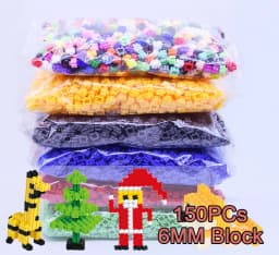 200pcs 6*6mm Micro Diamond Building Blocks 3D Pixel Blocks Puzzle DIY Puzzle Children's Toy Educational For Kids Gifts