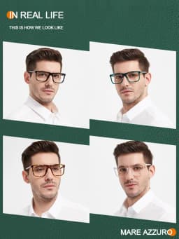 Square Frame Reading Glasses For Men Large Optical Eyeglasses Hyperopia Reading Glasses Eyewear Big Readers +1 +1.5 +2 +2.5 +3
