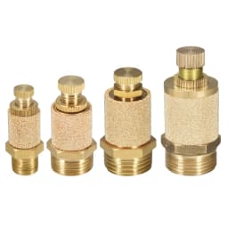 Pneumatic Exhaust Muffler Silencer M5 1/8 1/4 3/8 1/2 3/4 BSP Male Thread For Air Noise Brass Adjustable Long Short BSL SLM SLL